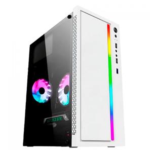Gabinete Gamer Liketec Craft Snow RGB , Mid Tower , Acrílico , M-ATX , Branco , LC-MT-CRAFT-2101
