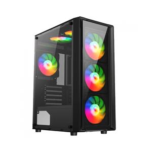 Gabinete Gamer Liketec Sigma , Mid Tower , Vidro Temperado , ATX , Sem Fonte , Com 3 Fans