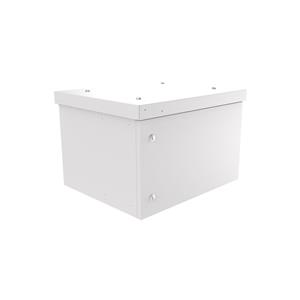 Gabinete Outdoor Fibracem 6U P450 19" Cinza