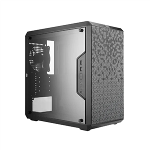 Gabinete Cooler Master MBOX Q300L , 1 Fan , Fan 120mm , Aço , Micro ATX , Mini ITX , Mini Tower , Preto
