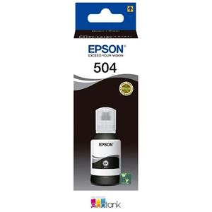 Garrafa de Tinta Epson Preto , 6.000  Páginas , para EcoTank - T504122-BR
