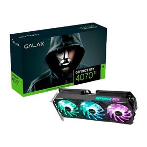 Placa de Vídeo Galax GeForce RTX 4070 Ti EX Gamer 1-Click OC V2 , 12GB , GDDR6X , 192-Bit , ARGB , Preto