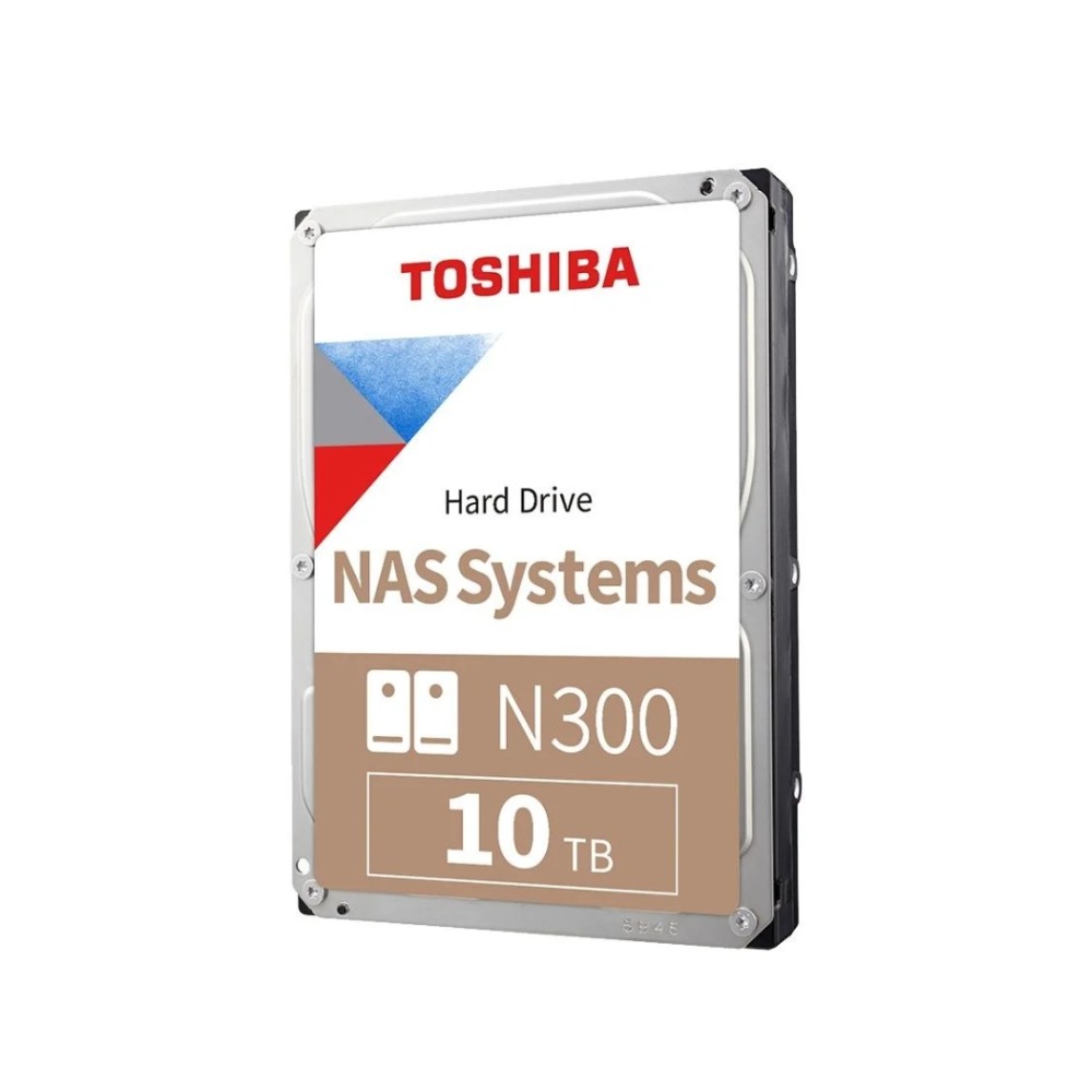 HD Interno NAS , 10TB , N300 , SATA III , 7200 RPM , 512MB , 3.5" , Toshiba HDWG71AXZSTA