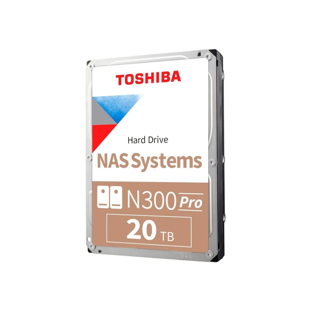 HD Interno NAS 20TB , Toshiba N300 Pro , SATA III 6Gb/s , Cache 1GB , Prata