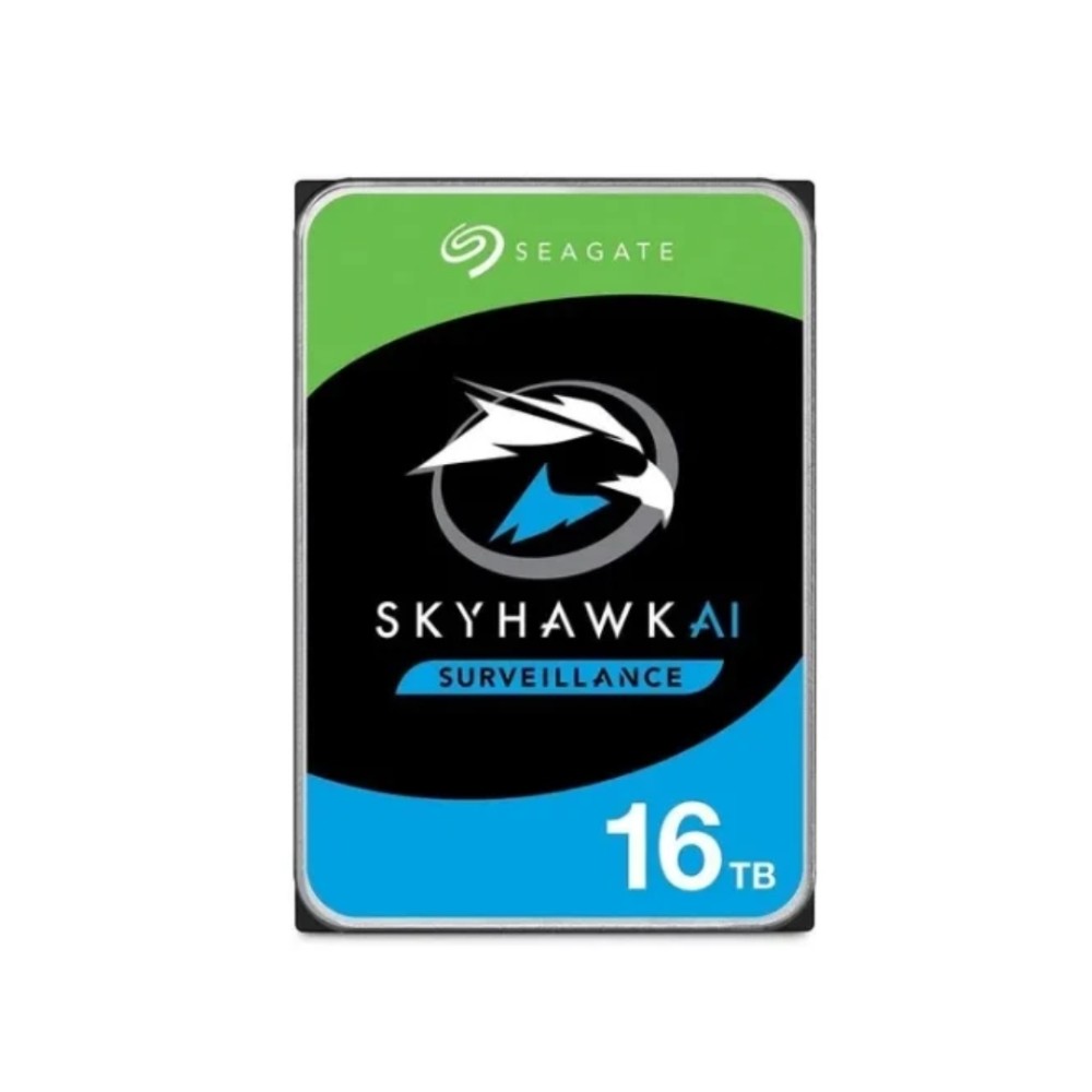 HD Seagate SkyHawk AI , 16TB , SATA III , 3.5" , 7200RPM , 512MB Cache , Vigilância 24x7
