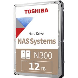 HD Toshiba N300 NAS , 12TB , 3.5 , 7200RPM , Sata III 6GB/s , Cache 512MB - HDWG51CXZSTA
