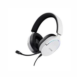 Headset Gamer Trust GXT 490W Fayzo , RGB , 7.1 , Drive 50mm , USB , PC e Console , Branco 