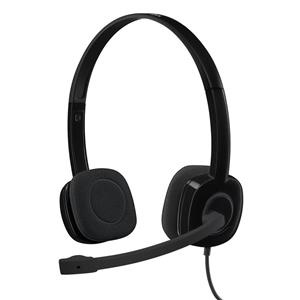 Headset Logitech H151 Stereo , 3.5mm , Múltiplas Plataformas , On-ear , Preto