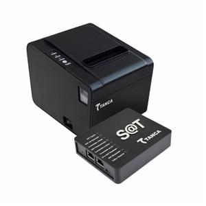 Impressora Térmica Tanca TP-650 , 250 mm/s , USB , Serial , Ethernet , Guilhotina , Preto