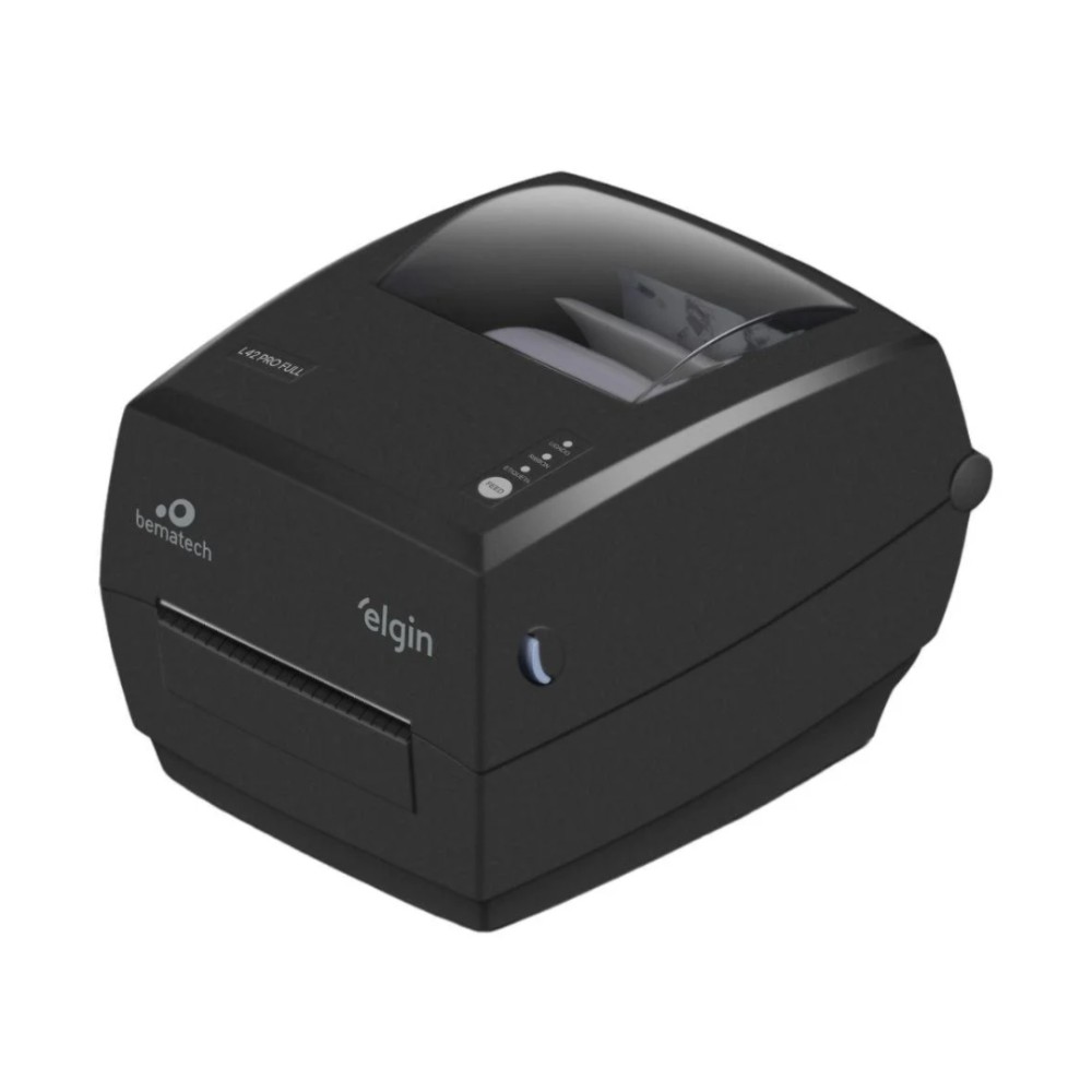 Impressora Térmica para Etiquetas , Elgin L42 Pro Full , USB , Ethernet e Serial , 203 DPI , 102mm/s , Preto
