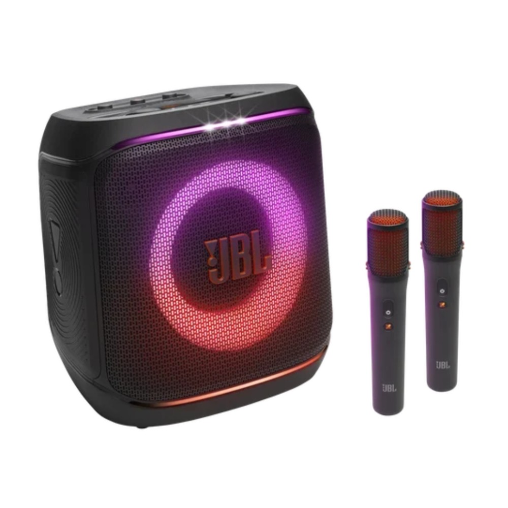 JBL PartyBox Encore 2 Plus , 100W RMS , Bluetooth 5.4 , 15 Horas de Reprodução , 2 Microfones Sem Fio , Preto