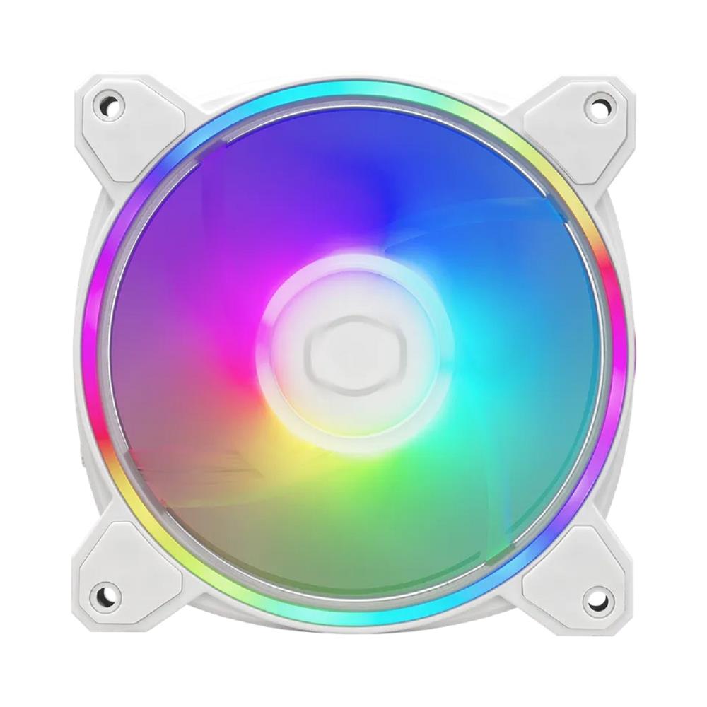 KIT 3 Fan Cooler Master MF120 HALO2 , Dual Loop LED , Iluminação RGB , BCO