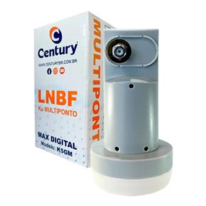 LNBF Century Banda KU Universal Multiponto Nova Parabólica , 14 pontos ou mais , Max Digital K5GM
