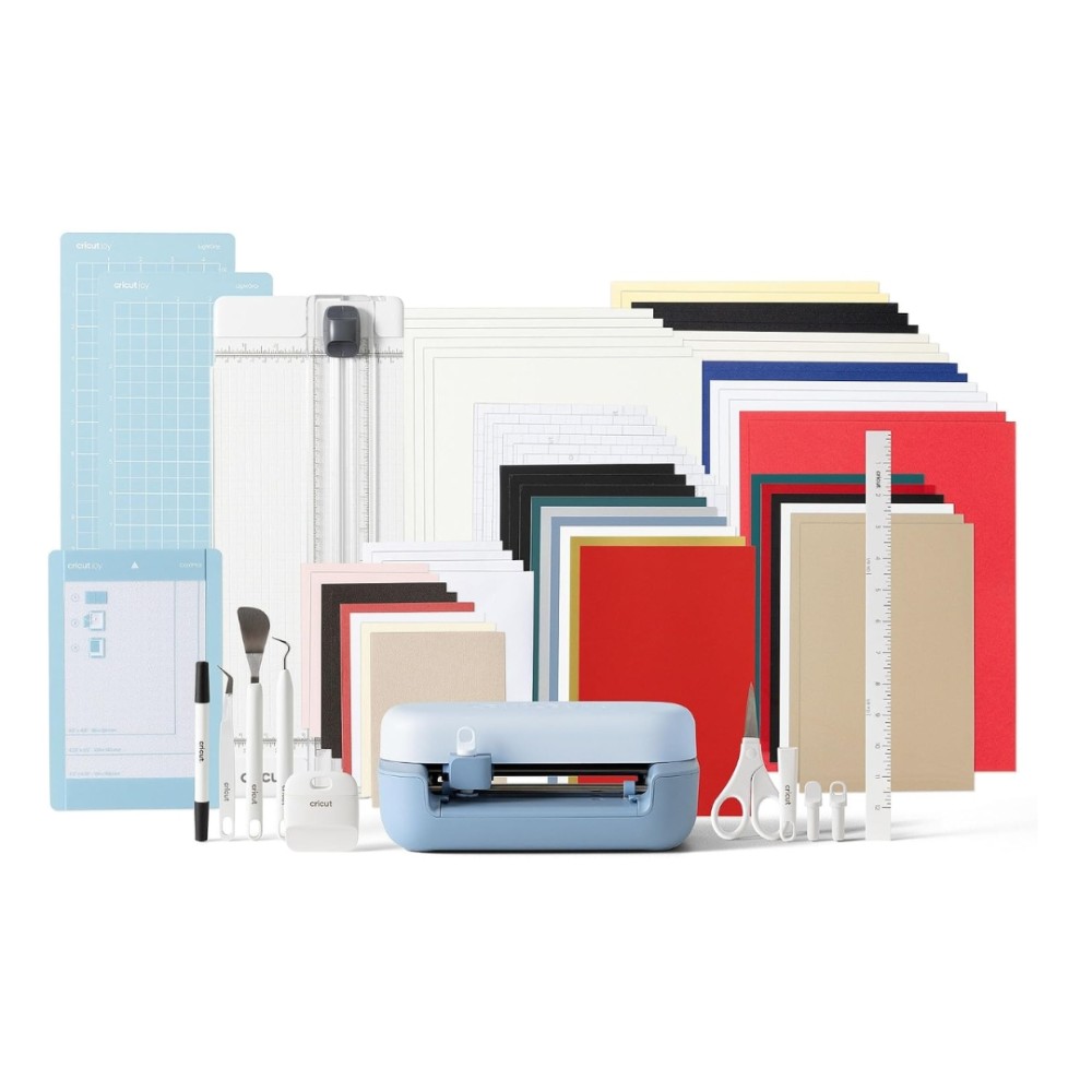 Máquina de Corte Inteligente Cricut , Joy 2 , Bluetooth , Compacta + KIT DELUXE , Azul