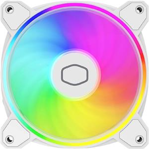 Cooler para Gabinete Cooler Master MasterFan MF120 HALO 2 , ARGB , 120mm , Branco , MFL-B2DW-21NP2-R2