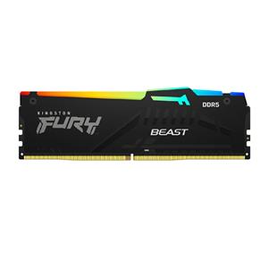 Memória DDR5 Kingston Fury Beast RGB , 16GB , 5200MHz , Preto