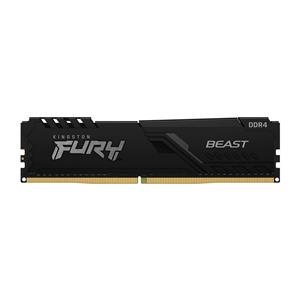 Memória Kingston Fury Beast , 16GB , 3200MHz , DDR4 , CL16 , Preto , KF432C16BB1/16
