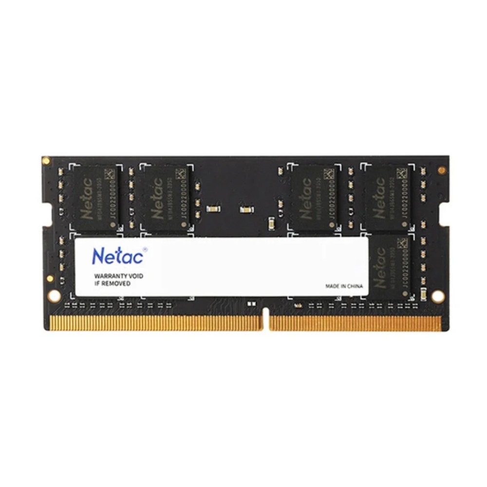 Memória RAM Netac 8GB , DDR4 3200MHz , SODIMM , CL22 , PC4-25600 , Basic , Notebook Laptop