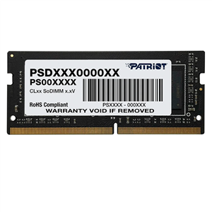 Memória Para Notebook Patriot Signature Line 8GB , Ddr4 , 2666mhz , Cl19 , 1.2v