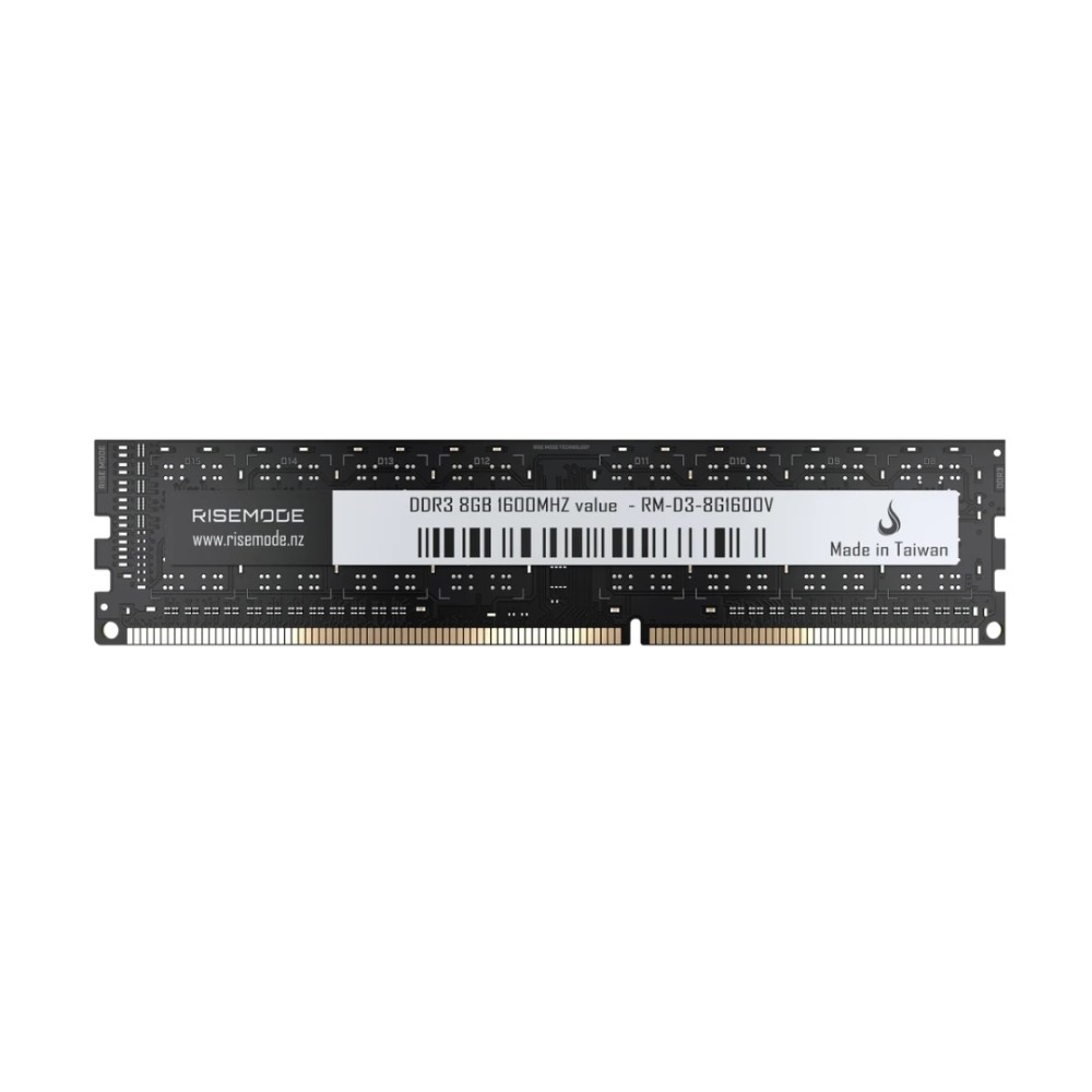 Memória RAM , Rise Mode , 8GB , DDR3 , 1600MHz , CL11 , 240-Pin , RM-D3-8G1600V