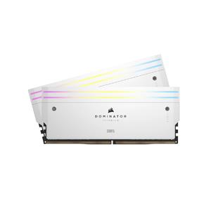 Memória DDR5 Corsair Dominator Titanium RGB , 32GB (2x 16GB) , 7800MHz , Branco
