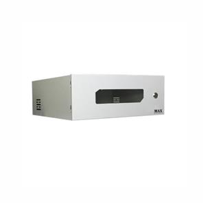 Mini Rack Max Eletron , 15 , Branco , Aço Soldado,Fechadura com Chave , Ventilação Lateral , Entrada de Cabos Superior e Inferior