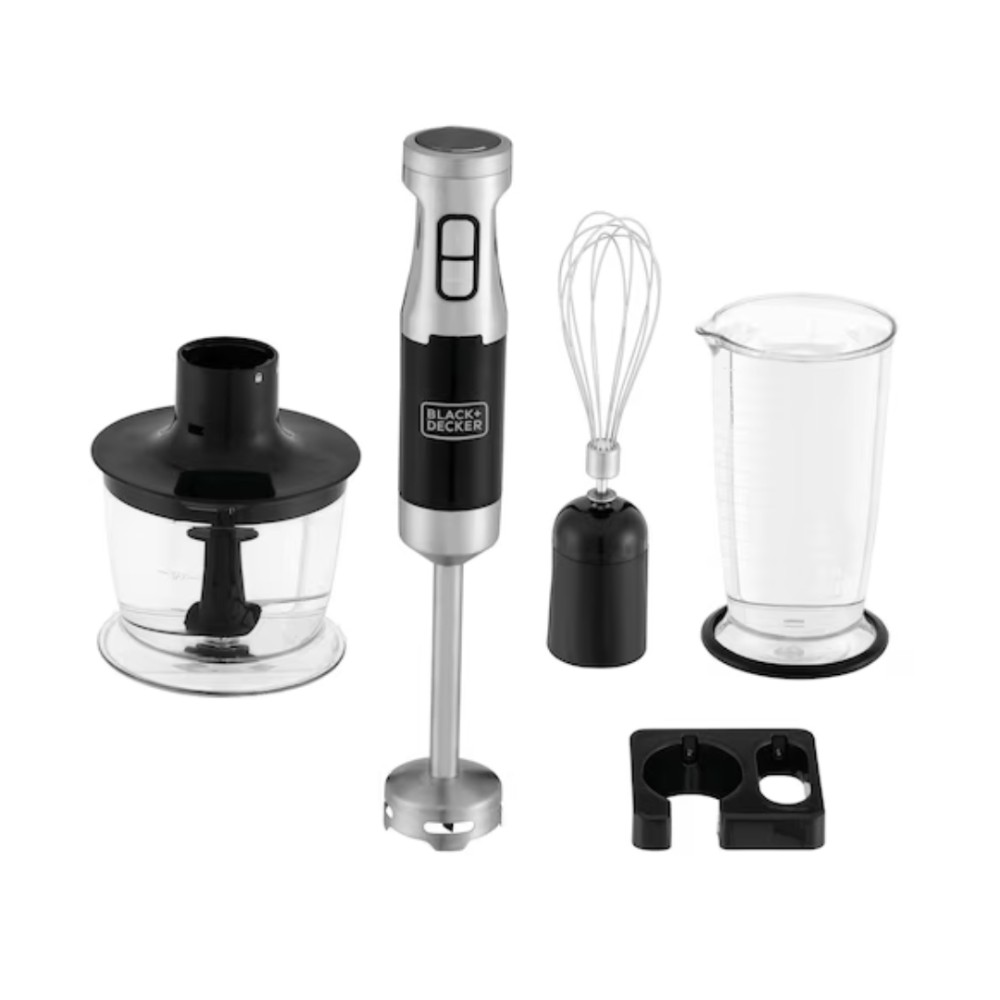 Mixer Vertical 3 em 1 Black+Decker , Fusion Mix MK600 , 600W , 2 Velocidades , 127V , Preto e Inox