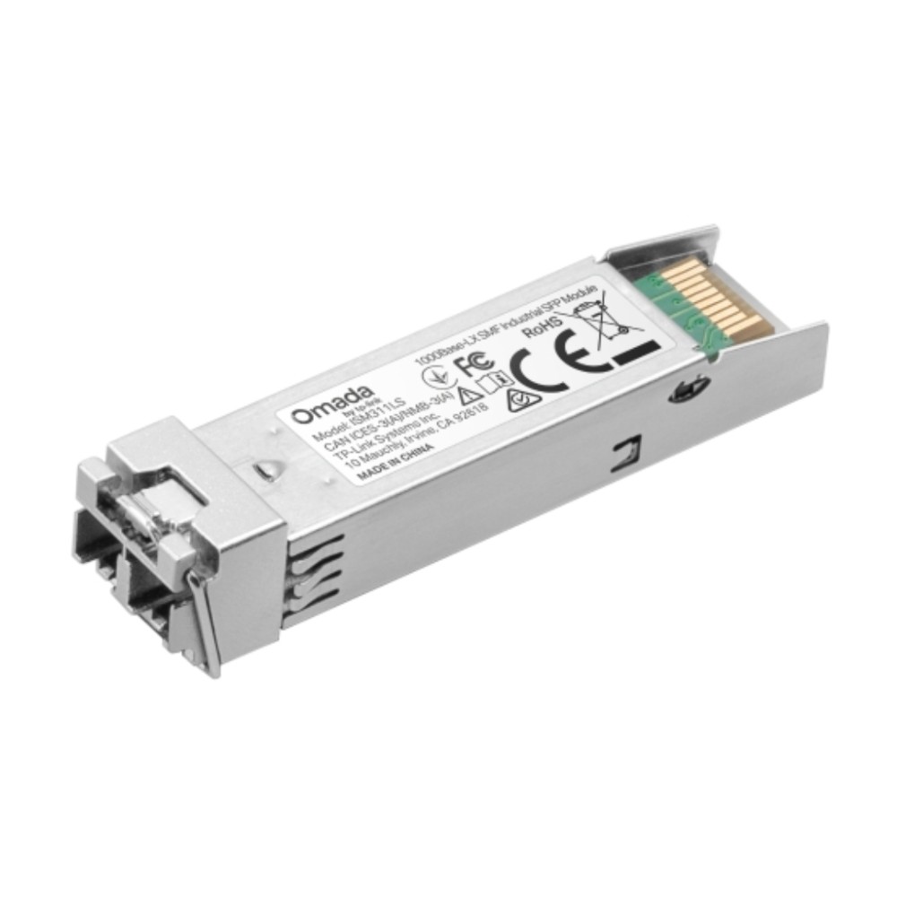 Módulo SFP Industrial , Omada , 1000Base-LX , 1,25Gbps , LC Duplex , Monomodo , ISM311LS