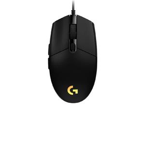Mouse Gamer Logitech G203 , DPI 8000 , 6 botões programáveis , Cabo 2.1m , Lightsync , RGB , Preto
