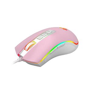 Mouse Gamer Redragon Cobra , RGB , 12400 DPI , 8 Botões Programáveis , USB , Rosa