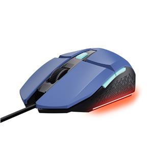 Mouse Com Fio Gamer Trust GXT 109P Felox , ABS , UBS 2.0 , 6 Botões , DPI 6.400 , Azul