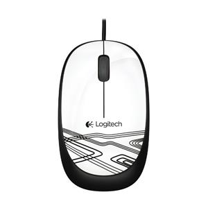 Mouse Logitech M105 , 1000 DPI , 3 Botões , USB , Branco