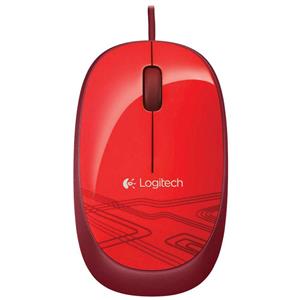 Mouse Logitech M105 , 1000 DPI , 3 Botões , USB , Vermelho
