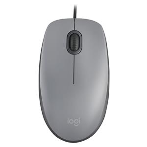 Mouse Logitech M110 Silent , 1000 DPI , 3 Botões , USB , Cinza