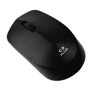 Mouse Sem Fio C3Plus M-W17BK , 1000 DPI , 3 Botões , Preto