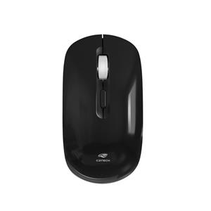 Mouse Sem Fio C3Tech M-W80BK , 1600 DPI , 4 Botões , Preto