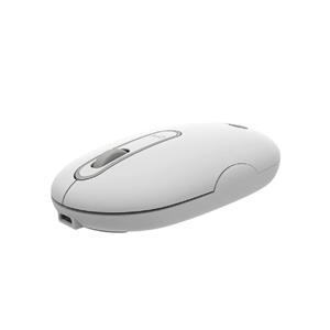 Mouse Sem Fio Lecoo WS207WH , Recarregável , Branco
