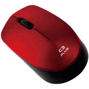 Mouse Sem Fio C3Plus M-W17RD , 1200 DPI , 3 Botões , Vermelho
