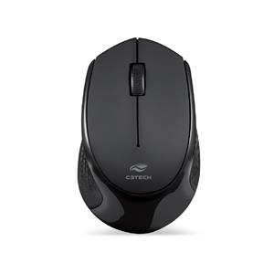 Mouse Sem Fio Dual Mode C3Tech M-BT50BK , 2.4GHz , Bluetooth 5.0 , Nano USB , pilha AA , Preto