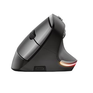 Mouse Sem Fio Trust Bayo , 2.4GHz , USB , 6 Botões , Ergonômico , DPI 2400 , Preto