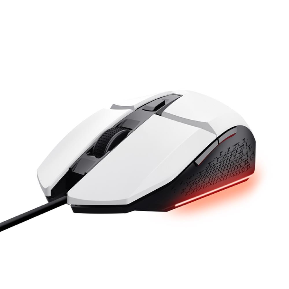 Mouse Gaming Trust Bayo GXT 109W , ABS , USB , Ergonômico , Branco