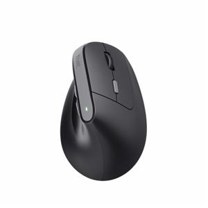 Mouse Vertical Trust Bayo II , Wireless , 6 Botões , Ergonomico , Preto