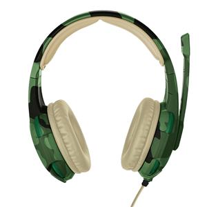 OPENBOX Headset Gamer Trust GXT 310C Radius , Drivers 40mm , 3.5mm , Múltiplas Plataformas , Over-ear , Verde Camuflado