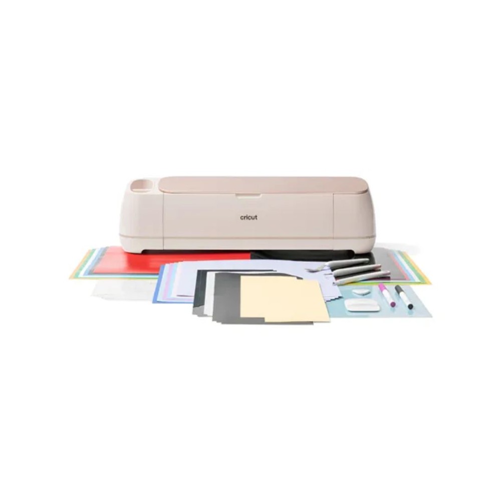 OPENBOX Kit Cricut Maker 4 , Máquina de Corte Inteligente Seashell , com Acessórios e Materiais