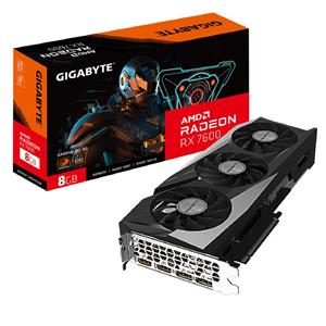 OPENBOX Placa de Vídeo Gigabyte Radeon RX 7600 Gaming OC , 8GB , GDDR6 , 128-Bit , RGB , Preto