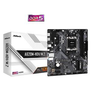 OPENBOX Placa Mãe ASRock A620M-HDV/M.2 , Chipset A620 , AMD AM5 , mATX , DDR5