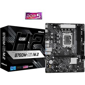 OPENBOX Placa Mãe ASRock B760M-H2/M.2 , Chipset B760 , Intel LGA 1700 , mATX , DDR5