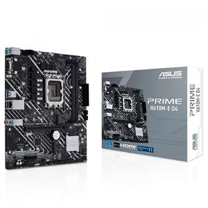 OPENBOX Placa Mãe Asus Prime H610M-E D4 , Chipset H610 , Intel LGA 1700 , mATX , DDR4