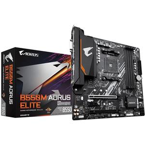 OPENBOX Placa Mãe Gigabyte B550M Aorus Elite , Chipset B550 , AMD AM4 , mATX , DDR4