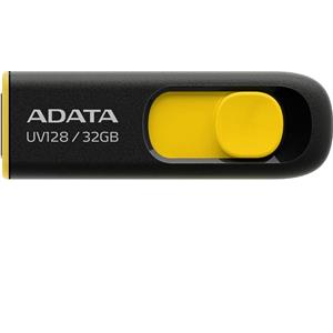 Pen Drive Adata AUV128-32G-RBY , 32GB , USB 3.1 , Preto e Amarelo 